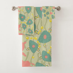 Conjunto De Toalhas Tartarugas retros