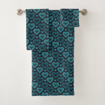 Teal Hearts