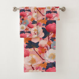 Conjunto De Toalhas Tecido Kimono japonês inspirado