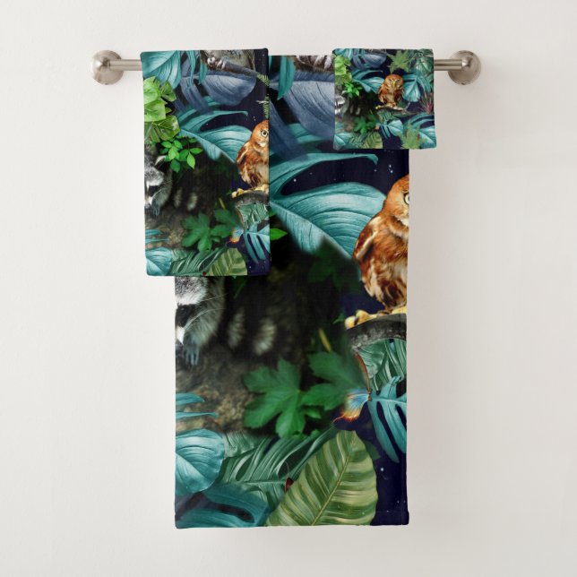 Conjunto De Toalhas Temas de celebração de festas ao vivo da noite (Insitu)