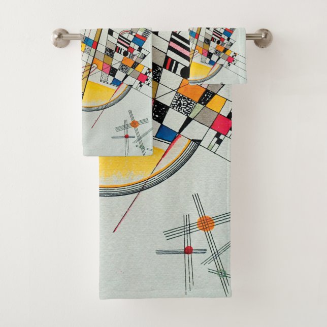 Conjunto De Toalhas Tensão delicada por Wassily Kandinsky (Insitu)