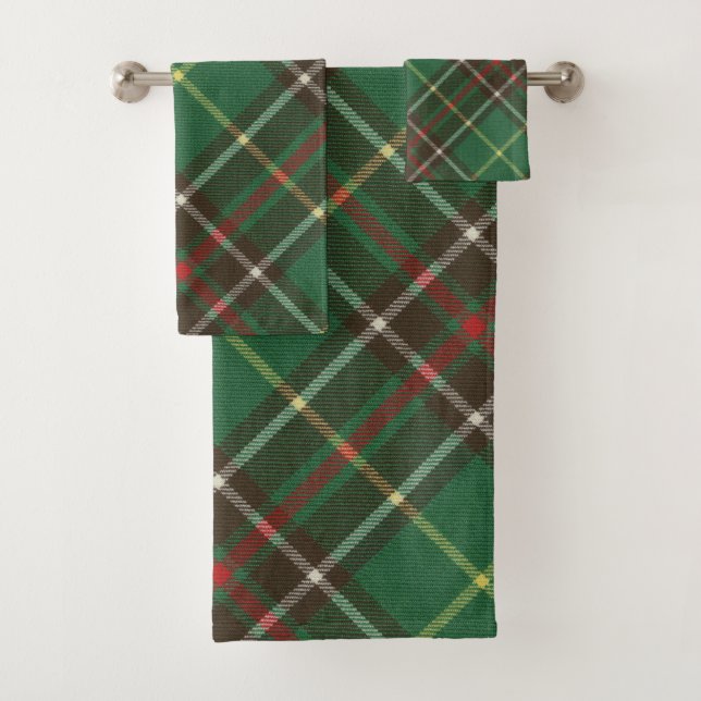 Conjunto De Toalhas Terra Nova Labrador Provincial Tartan (Insitu)