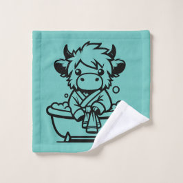 Conjunto De Toalhas Terras Leves De Vaca Em Highland