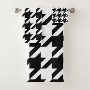 Conjunto De Toalhas Teste padrão de Houndstooth