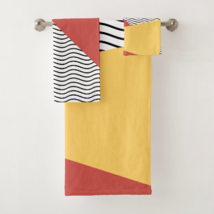 Conjunto De Toalhas teste padrão do pop art 80s