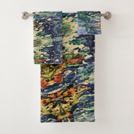 Conjunto De Toalhas Textura #22 de obra Amanecer