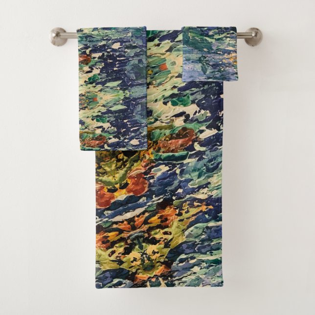 Conjunto De Toalhas Textura #22 de obra Amanecer (Insitu)