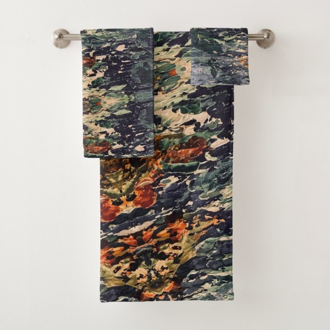 Conjunto De Toalhas Textura #25 de obra Amanecer (Insitu)