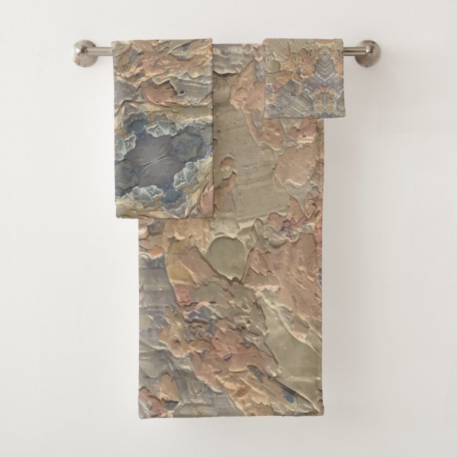 Conjunto De Toalhas Textura #2 de obra Amanecer (Insitu)