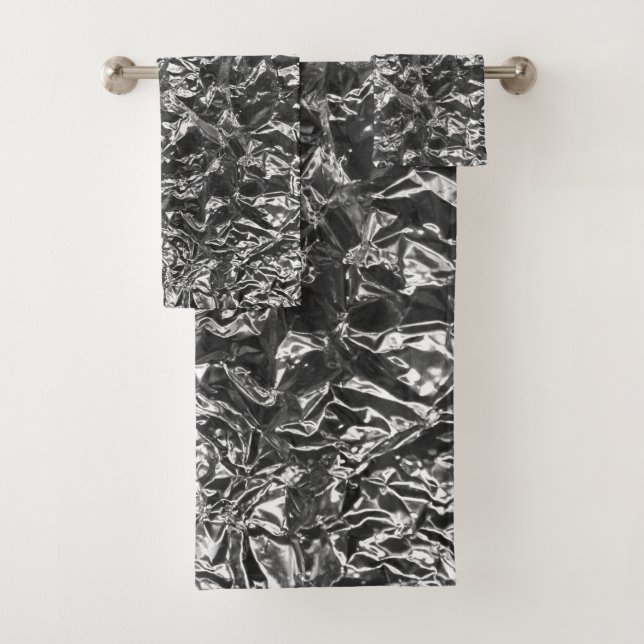 Conjunto De Toalhas Textura em alumínio (Insitu)