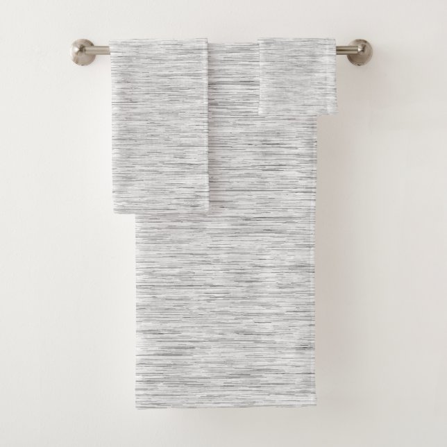 Conjunto De Toalhas Textura Estática Chic (Insitu)
