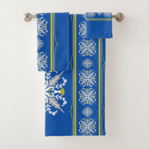 Textura Moderna Boho Azul e Amarela Sem Costura