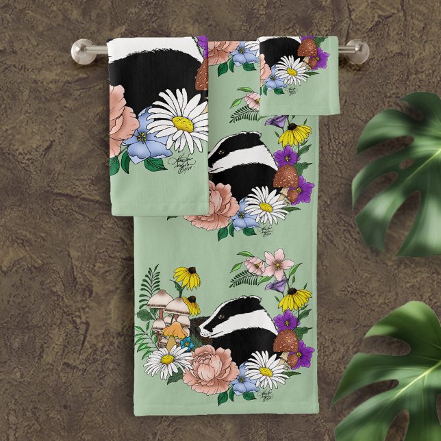 Conjunto De Toalhas Texugo (Criador carregado)