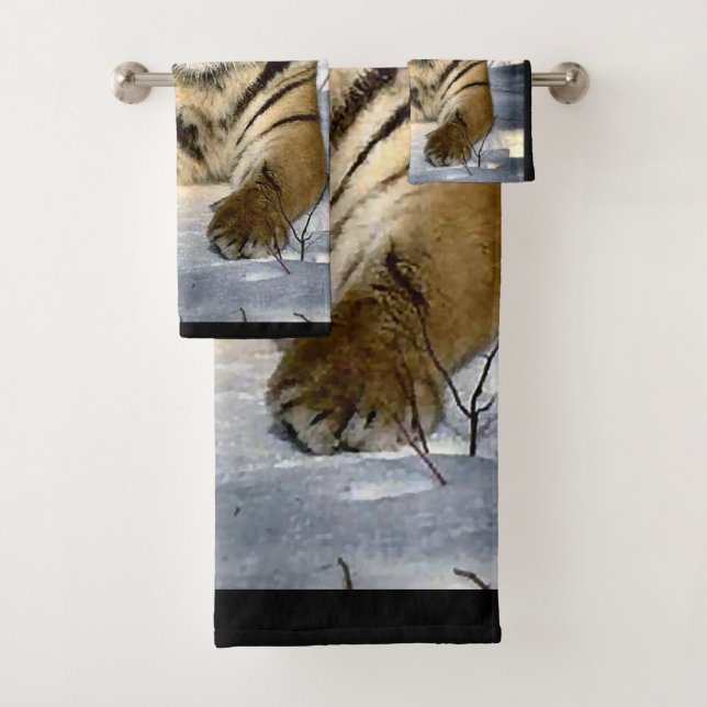 Conjunto De Toalhas Tiger Lovers (Insitu)