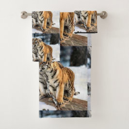 Conjunto De Toalhas Tiger Lovers