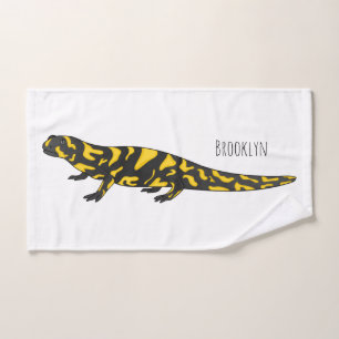 Conjunto De Toalhas Tiger salamander cartoon