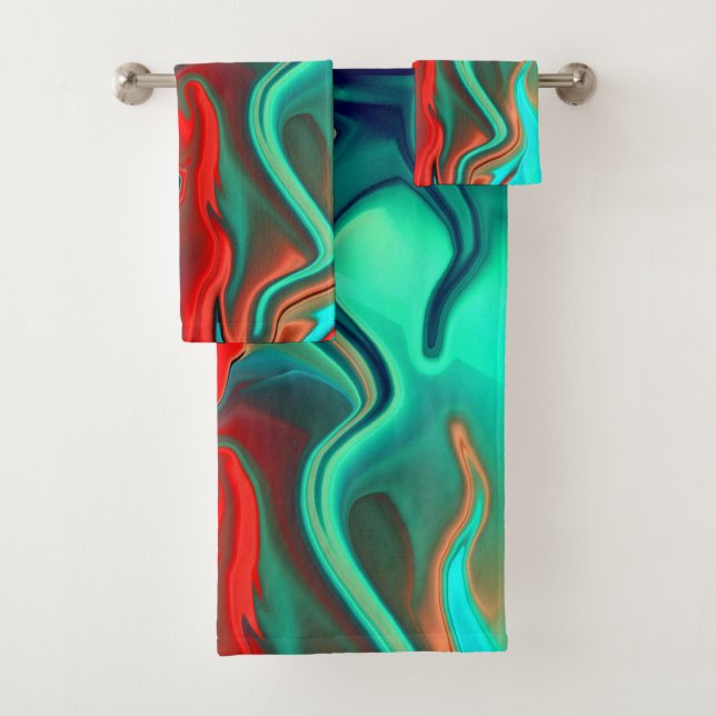 Conjunto De Toalhas Tintas Molhadas (Insitu)