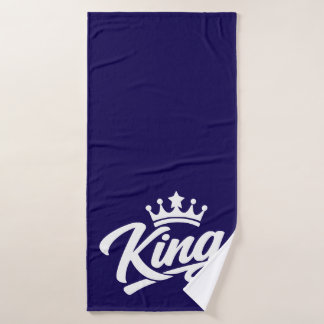Conjunto De Toalhas Tipografia Rainha Com Coroa