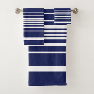 Conjunto De Toalhas Tiras complexas - Azul