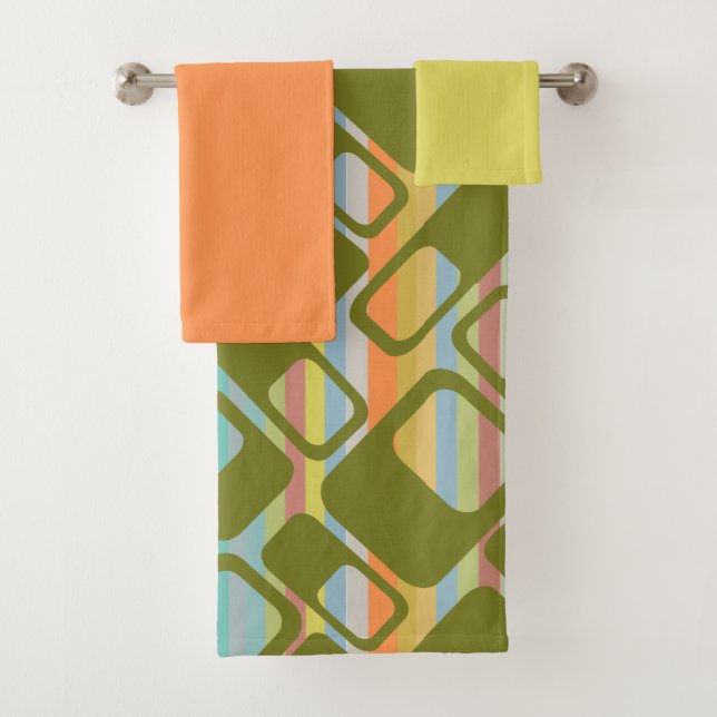 Conjunto De Toalhas Tiras MCM (Insitu)