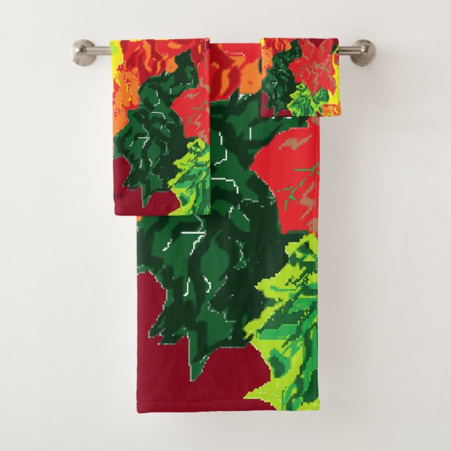 Conjunto De Toalhas Toalha: Outono Deixa Designs (Insitu)