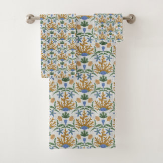 Conjunto De Toalhas Toalha-padrão-caranguejo-Sede