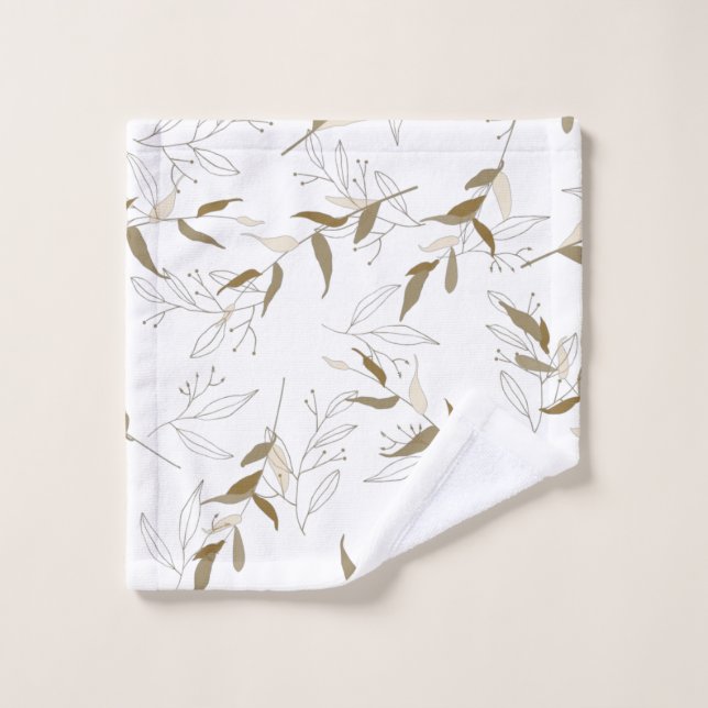 Conjunto De Toalhas Toalla Otoñal (Pano de lavar)