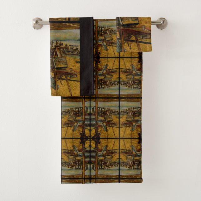 Conjunto De Toalhas Toda pintura de Excelente começa com um traço de p (Insitu)