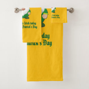 Conjunto De Toalhas Todos são irlandeses hoje
