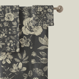 Conjunto De Toalhas Toile de Elegance Garden