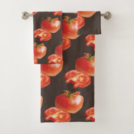 Conjunto De Toalhas Tomate fresco