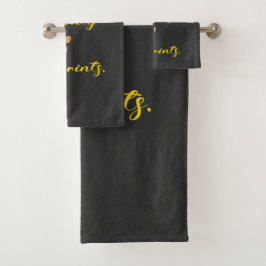 Conjunto De Toalhas Tome apenas memórias, deixe apenas pegadas.