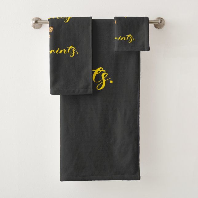 Conjunto De Toalhas Tome apenas memórias, deixe apenas pegadas. (Insitu)