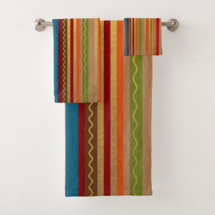 Conjunto De Toalhas Tons Terrenos