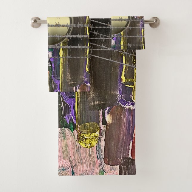 Conjunto De Toalhas Toque de BELEZAS DO CAOS (Insitu)