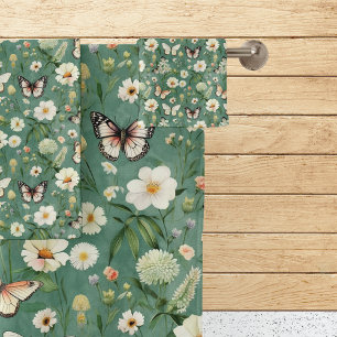 Conjunto De Toalhas Toque de borboleta natural