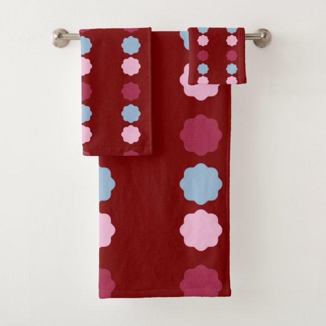 Conjunto De Toalhas Toque de linha de círculo (Insitu)