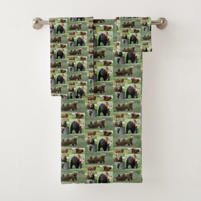 Conjunto De Toalhas Torre de Banheiro Sete Ursos (Insitu)