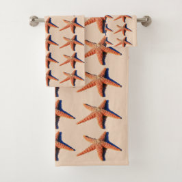 Conjunto De Toalhas Torre-de-peixe-marrom