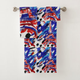 Conjunto De Toalhas Torre Eiffel