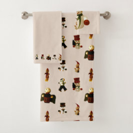 Conjunto De Toalhas Toyland Holiday Towels