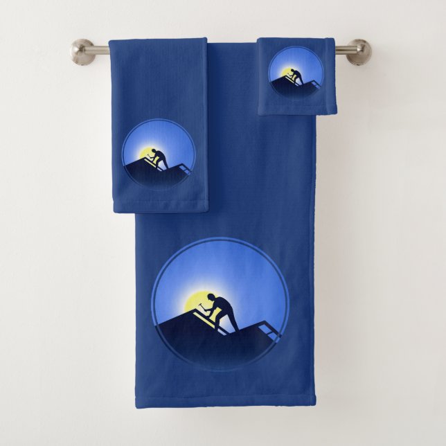 Conjunto De Toalhas Trabalhador de Telhados (Insitu)