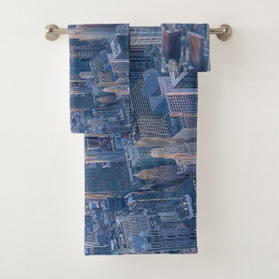 Conjunto De Toalhas Trabalho de arte de edifícios arquitetônicos de