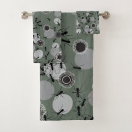 Conjunto De Toalhas Trabalho em equipe. Formigas trabalhando