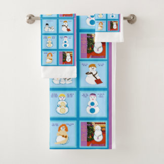 Conjunto De Toalhas Traços Diferentes Para Diferentes Quadrados De Nev