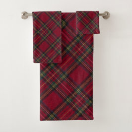 Conjunto De Toalhas Tradicional Inverness Scottish Tartan