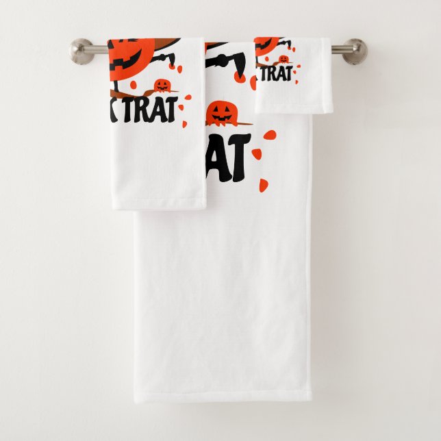 Conjunto De Toalhas Treck Trat Pumpkin sorrindo (Insitu)