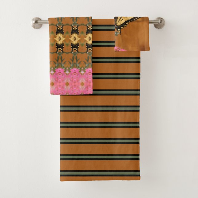 Conjunto De Toalhas Três Padrões diferentes (Insitu)