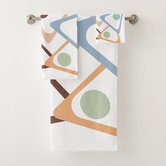 Conjunto De Toalhas Triângulos de Pastel (Insitu)