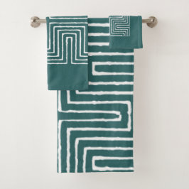 Conjunto De Toalhas Tribal Maze